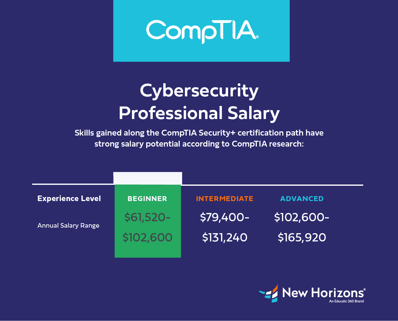 CompTIA Professional Annual Salary