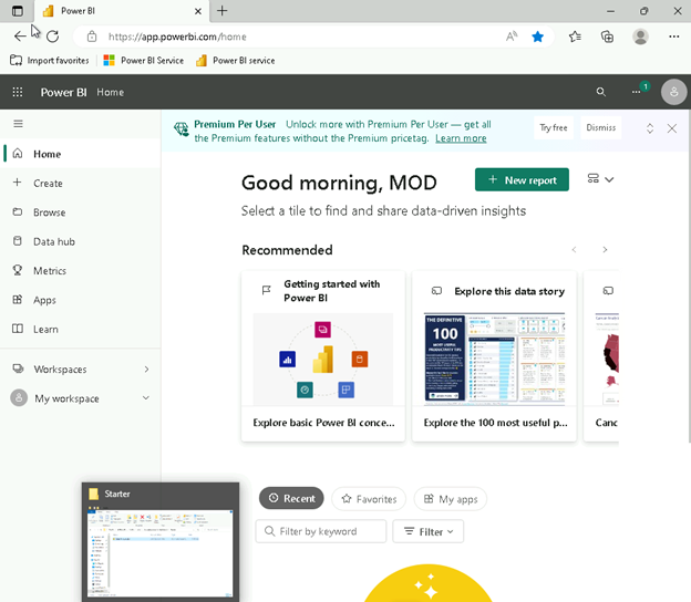 Microsoft Power BI Screenshot