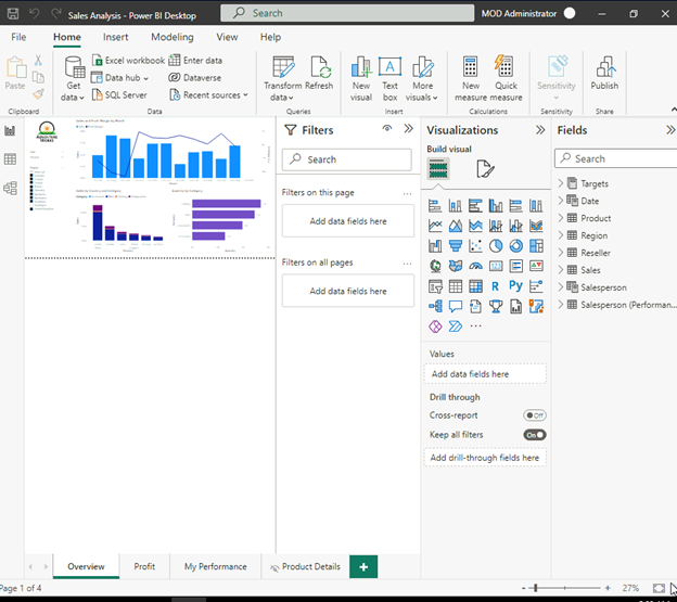 Power BI Data Visualization in Desktop