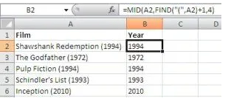 Example of Joining a String of Text in Excel