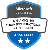 Microsoft Certified: Dynamics 365 Commerce Functional Consultant Associate