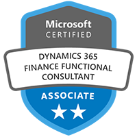 Microsoft Certified: Dynamics 365 Finance Functional Consultant Associate