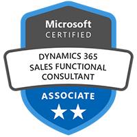 Microsoft Certified: Dynamics 365 Sales Functional Consultant Associate