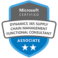 Microsoft Certified: Dynamics 365 Supply Chain Management Functional Consultant Associate